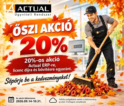 ACTUAL őszi akció